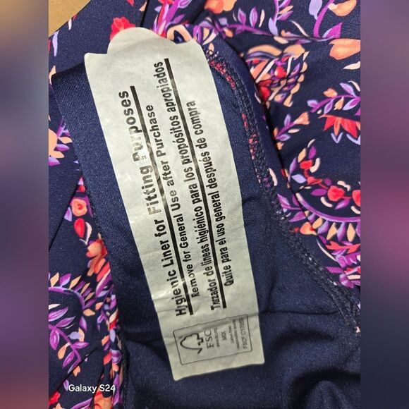 Lands' End Purple Paisley Swimsuit New Withbtags Small - Picture 5 of 6